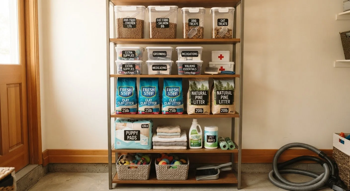 Bulk Buying Pet Supplies Without Wasting Money or Space