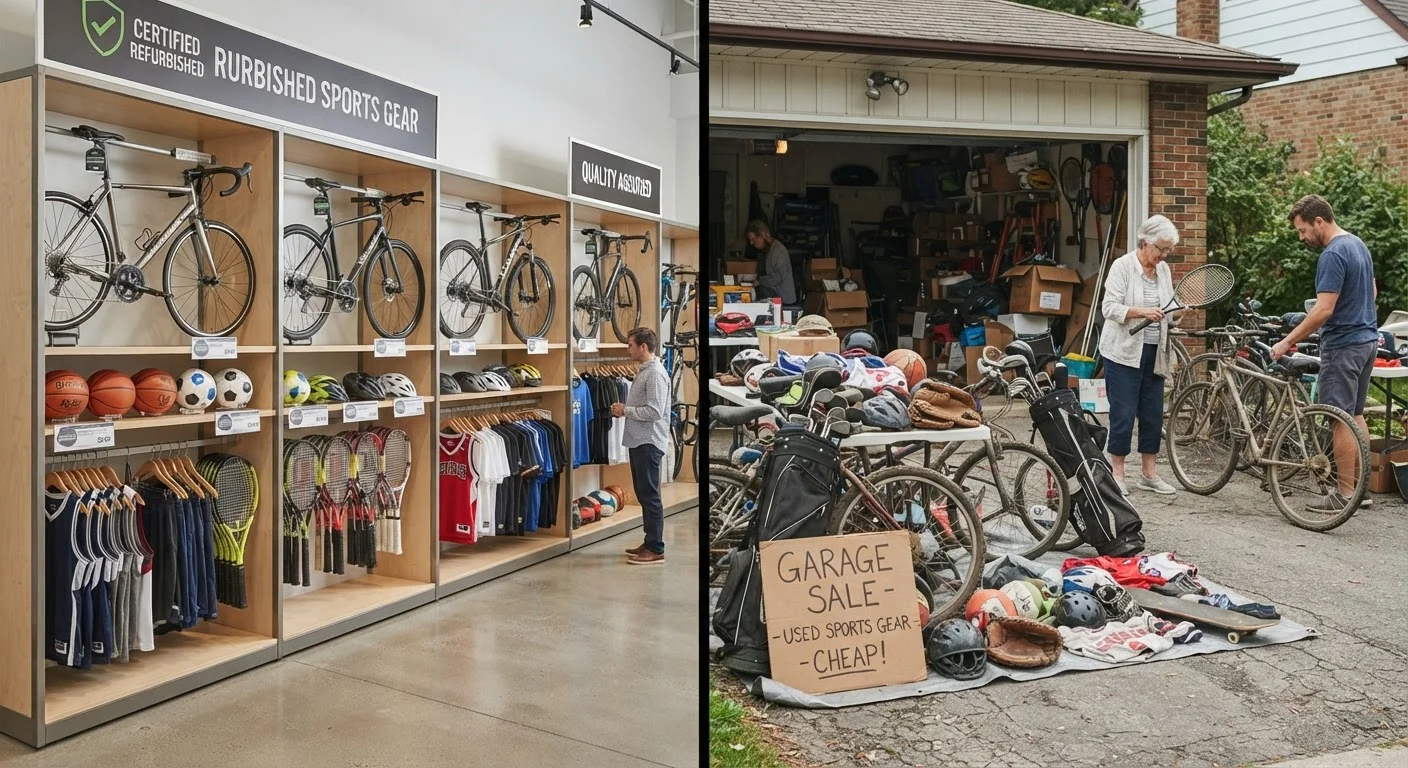 Certified Refurbished vs. Private-Sale Sports Gear