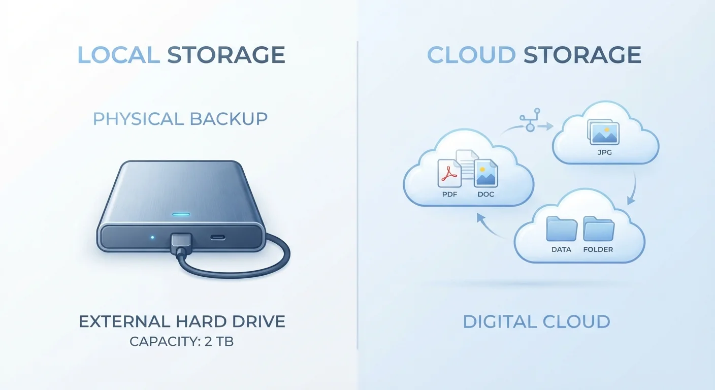 Cloud Storage vs. Local Storage: Understanding Where Your Files Actually Live