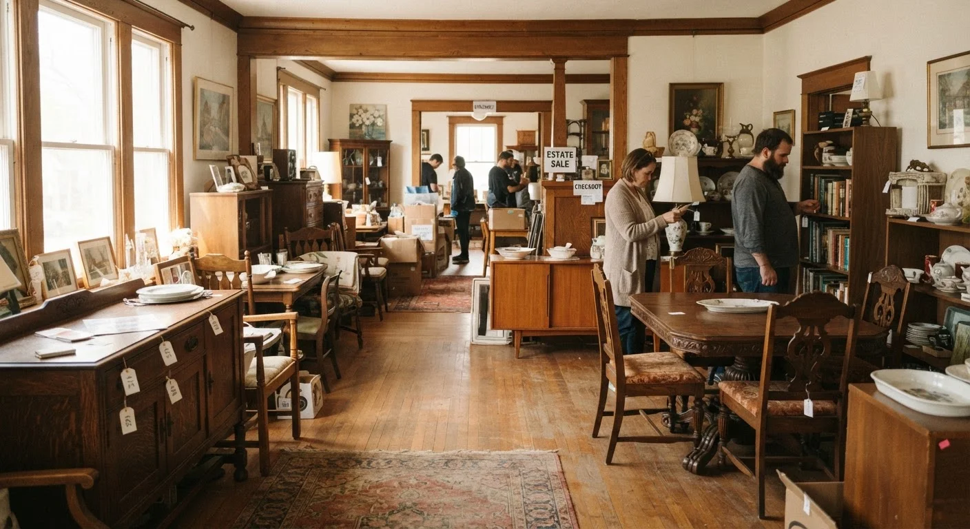 Estate Sales, Auctions, and Clearance: How Each Channel Prices Used Furniture Differently