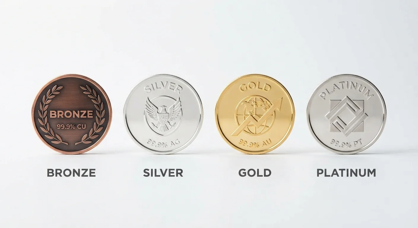 Metal Tiers Explained: What Bronze, Silver, Gold, and Platinum Plans Actually Mean