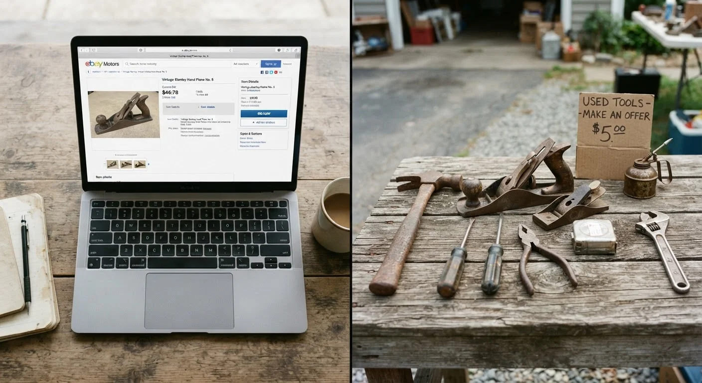 Online Auctions vs. Local Resale: Choosing the Right Channel for Used Tools