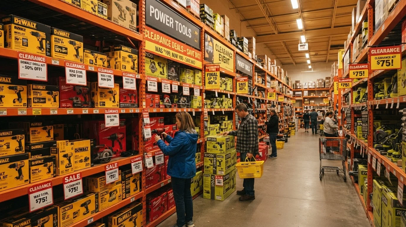 Outlet Sections vs. Clearance Aisles: Where Tool Discounts Are Deepest