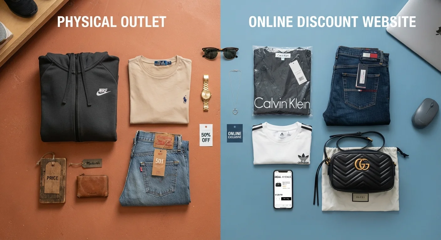 Outlet Store vs. Online Discount Site: Where Branded Clothing Costs Less