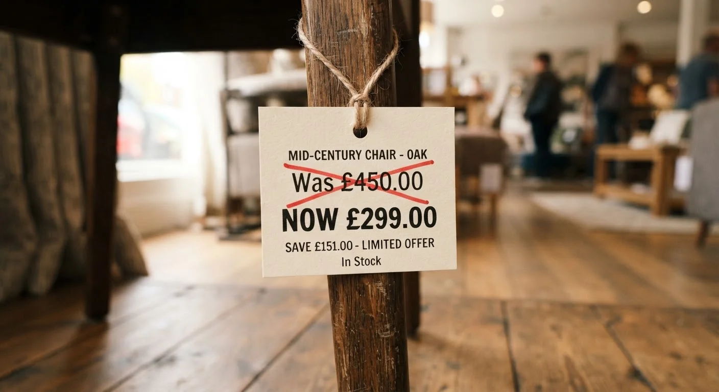 Reading a Furniture Price Tag: Markups, MSRPs, and What 'Was' Prices Mean