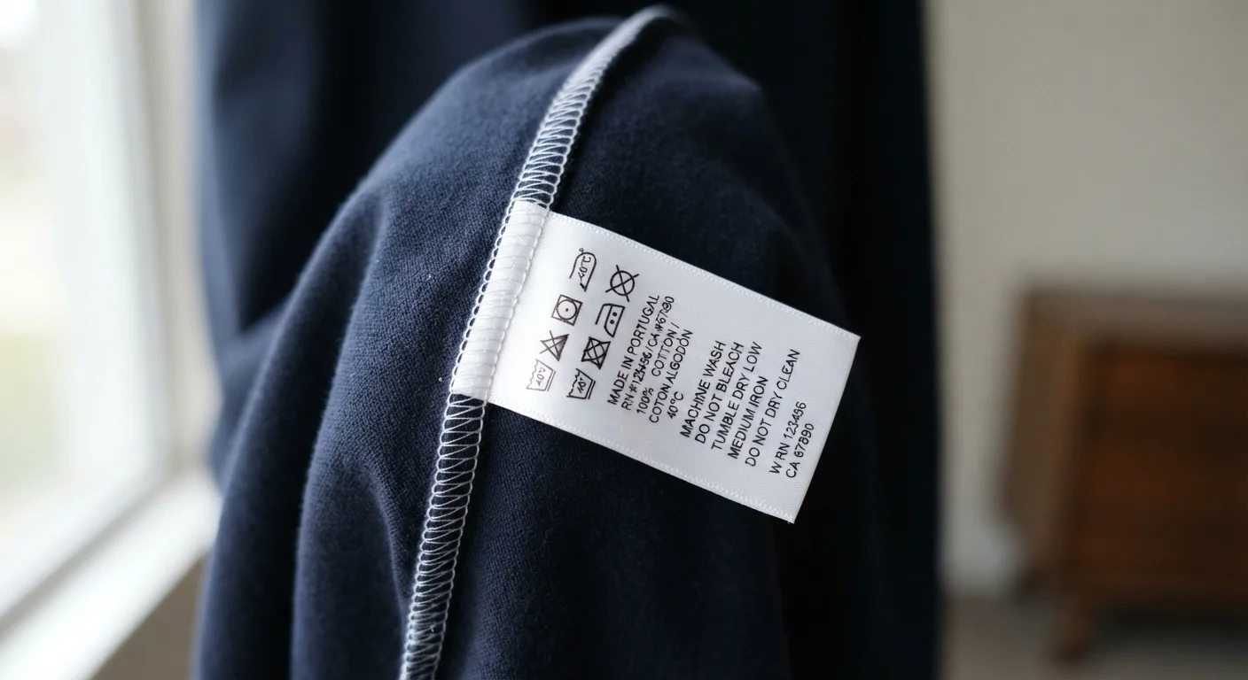 Reading a Laundry Care Label Without a Decoder Ring