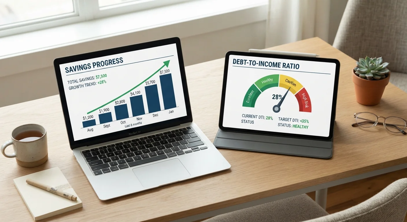 Savings Rate vs. Debt-to-Income Ratio: Two Numbers That Shape Your Financial Health