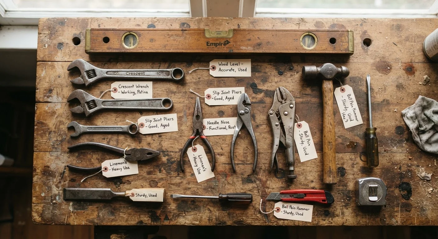 Secondhand Tool Grades and Condition Labels Decoded