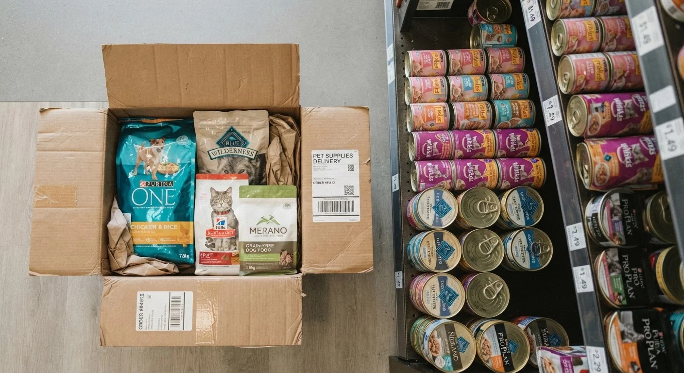 Subscription Pet Food Deliveries vs. Buying In-Store: What the Numbers Actually Show