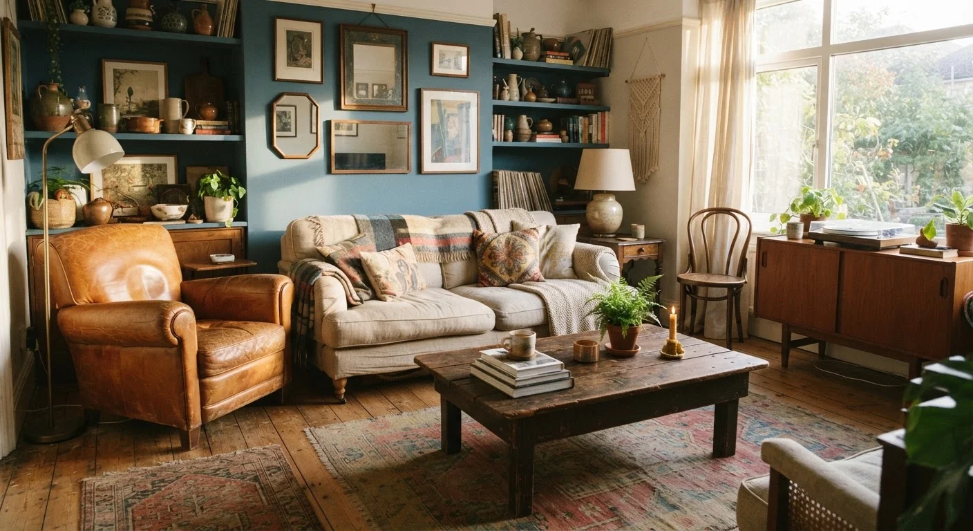 The Real Pros and Cons of Furnishing an Entire Room with Secondhand Pieces