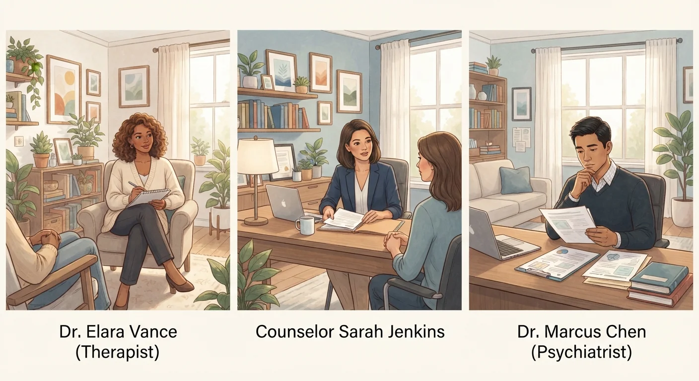 Therapy, Counseling, and Psychiatry: Understanding the Differences