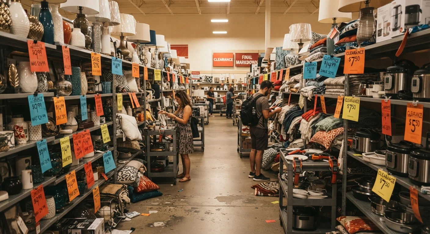 What 'Clearance' Actually Means at Home Goods Retailers