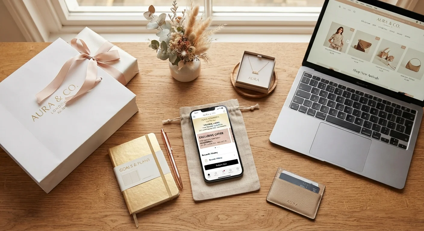 Smartphone displaying exclusive loyalty rewards promo code in a retailer app